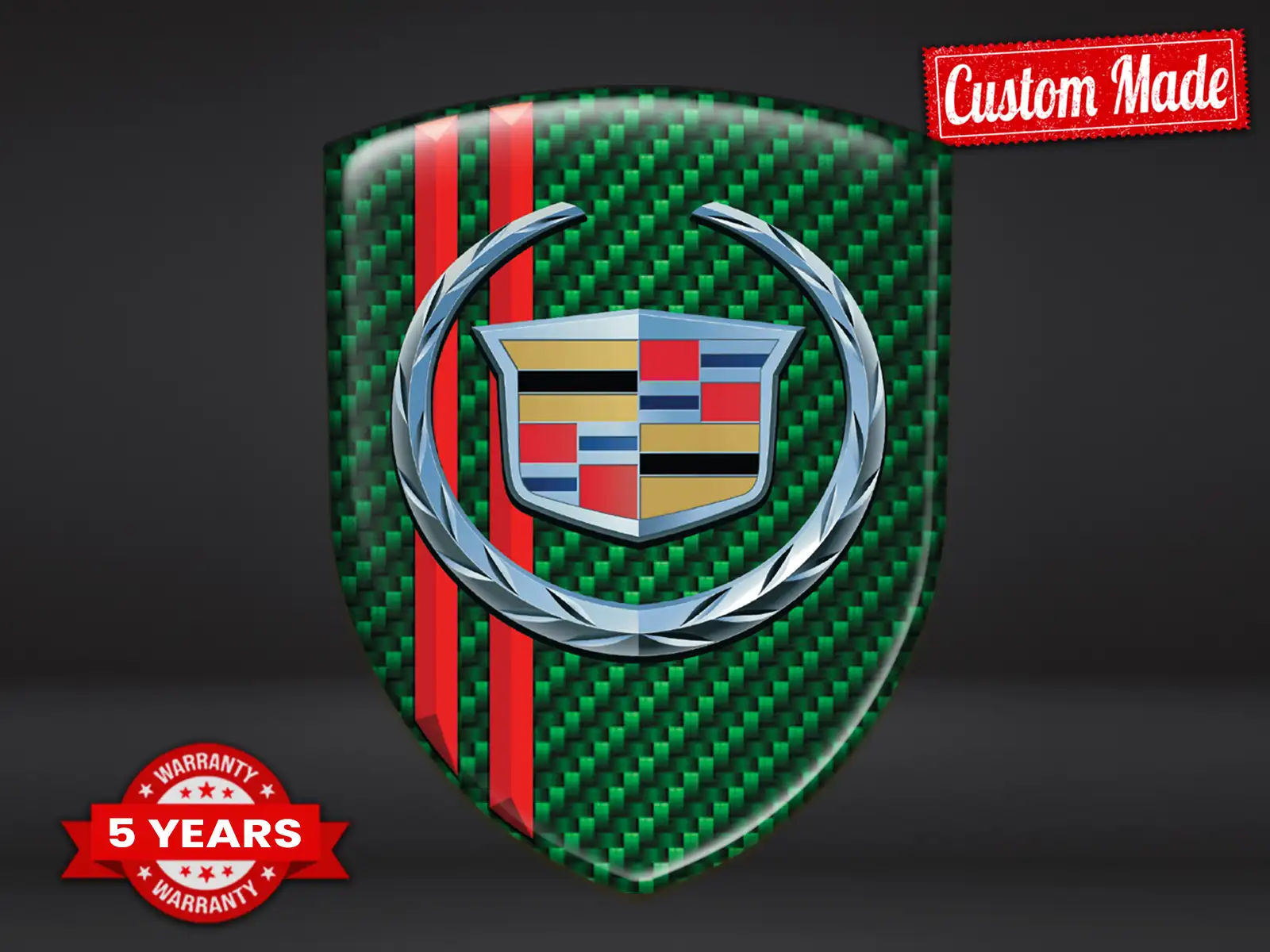 Cadillac Silikonsticker Hochwertig Professionell Anpassbar